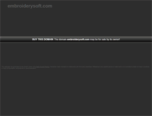 Tablet Screenshot of embroiderysoft.com